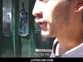 Young broke latino ýaş goluboý has kirli video with strange