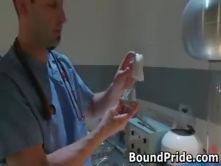 Jason penix αποκτά του άξιος γάιδαρος examined με doktor 4 με boundpride
