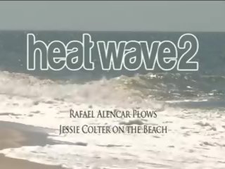 Rafael alencar plows 杰西 colter 上 该 海滩