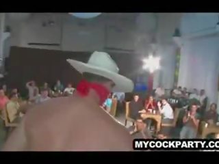 Cowboy stripper entertaining a pribado pagtitipon