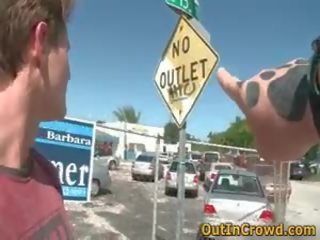 Horny fellows Having Homo X rated movie In The Public Street 1 By Outincrowd