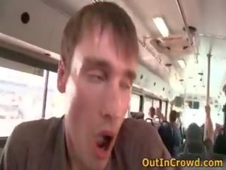 Chap Boyz Having Gay porn In The Bus